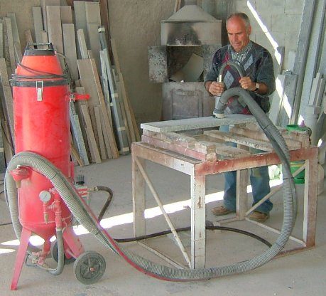 Máquina de gravação, utilizada pela Nordemármores